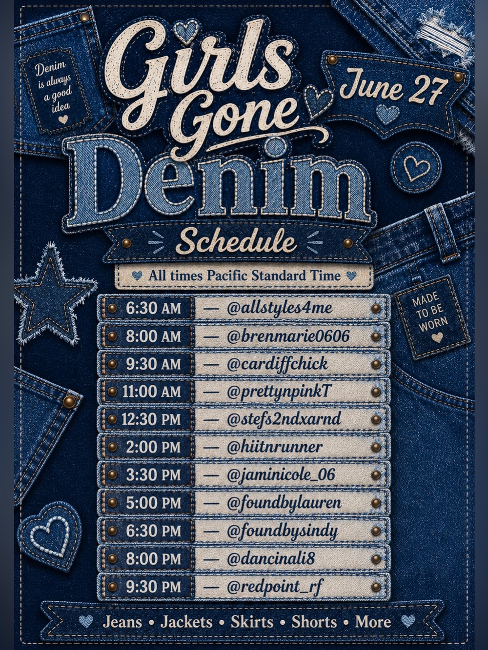 👖Girls Gone Denim Train 👖 - Picture 2 of 13